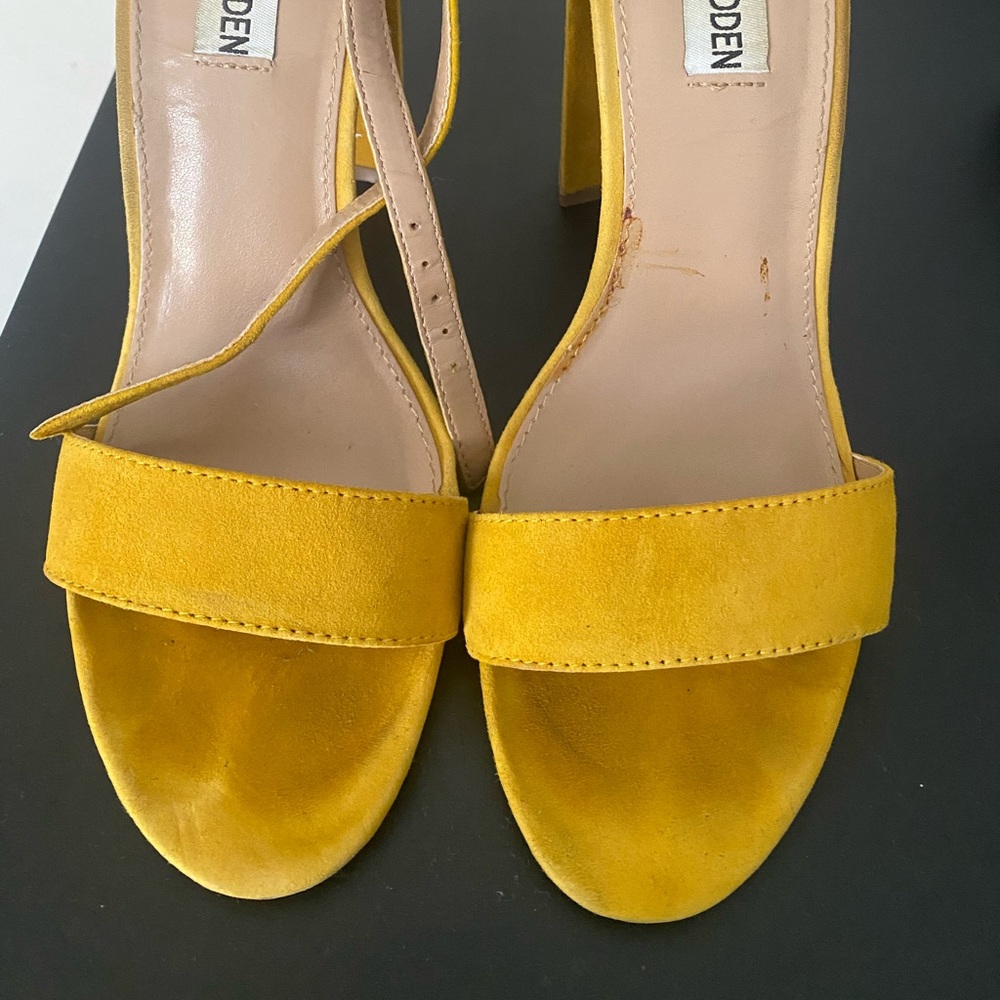 Worn but in great condition Steve Madden strap heels